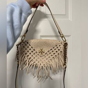 Tory Burch Kira Fringe Shoulder/Crossbody bag